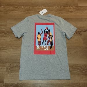 Jordan x Nina Chanel Abney Womens Grey T-Shirt Size Small New DO9805-063